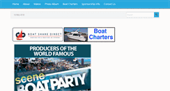 Desktop Screenshot of chicagosceneboatparty.com